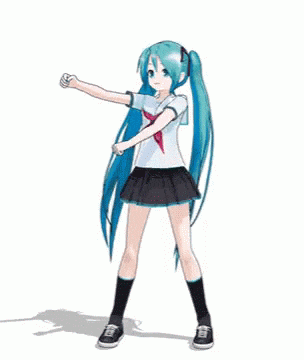 Miku dancando